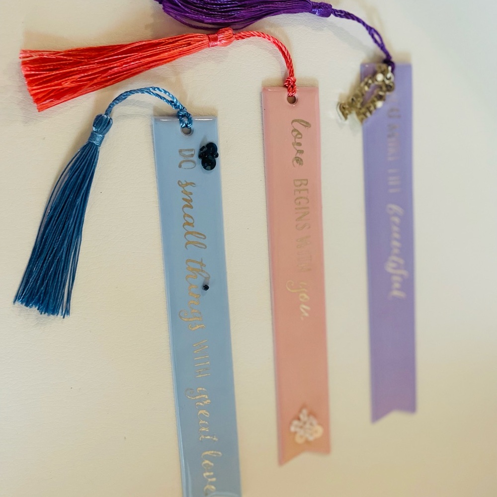 Set if three cute book markers